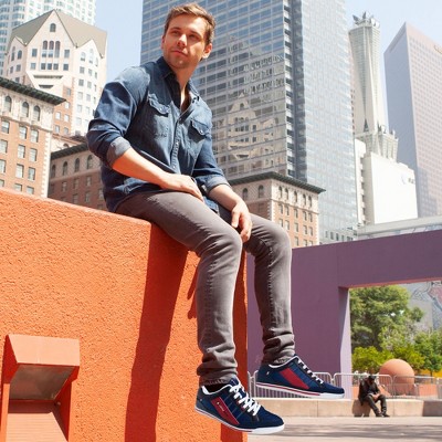 Мужские Alpine Swiss Stefan Retro Sneakers For Men Stylish Low-Top Shoes with Suede Trim Perfect For Casual Footwear Fashion Sneakers Mens Tennis Shoes — фото 7