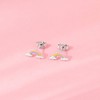 Girls' In The Clouds Rainbow Standard Sterling Silver Earrings - In Season Jewelry - 4 of 4