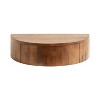 Kate & Laurel All Things Decor 20"x11"x6" Reid Floating Wood Shelf Walnut Brown - 4 of 4