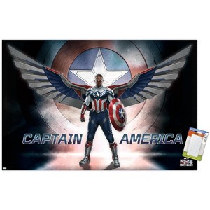 Trends International Marvel Falcon and Winter Soldier - Falcon Wings Unframed Wall Poster Prints - 1 of 4