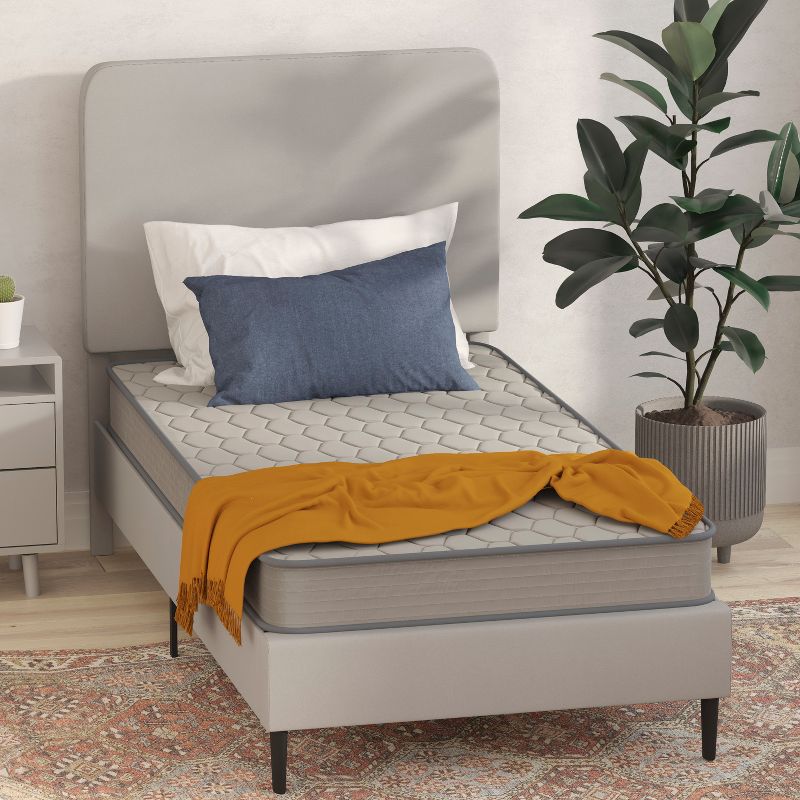 Flash Furniture Capri Comfortable Sleep CertiPUR-US Certified Spring Mattress, Mattress in a Box, 3 of 14