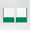 2 Pockets Paper Folder Green - Dealworthy™ - 2 of 3