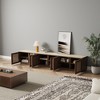POVISON Modern Wood TV Stand, Minimalist Slatted Entertainment Center,Media Console, Fully-Assembled, Perfect for  TVs up to 100-inch - 4 of 4