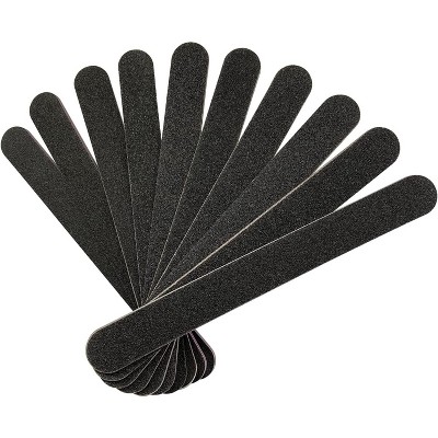 10 PCS Nail File Professional Double Sided 100/180 Grit Nail Files Emery Board