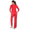 Memoi Women's Santa Don't Judge Me Snowflake Love Two-Piece PJ Set - 3 of 4