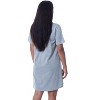 Looney Tunes Womens' Characters Bugs Bunny Nightgown Sleep Pajama Dress Grey - 2 of 3