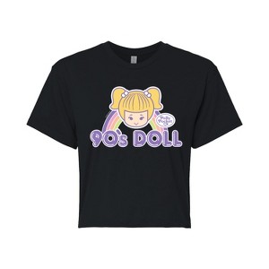 Women's - Polly Pocket - 90S Doll Cropped Graphic T-Shirt - 1 of 4