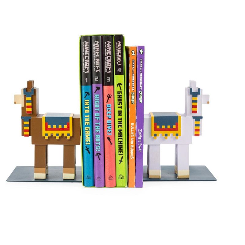 Ukonic Minecraft 6-Inch Llama Bookends | Set of 2, 3 of 7
