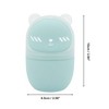 Unique Bargains Portable Bears with Cover Makeup Sponge Holder 1 Pc - 2 of 4