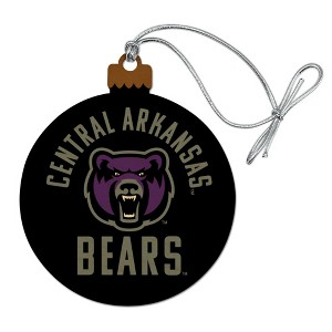 University of Central Arkansas Bears Wood Christmas Tree Holiday Ornament - 1 of 4