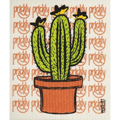 Wet It Dishcloth, Prickly Cactus; Prcac