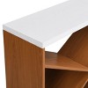 Kumasinova 70.87" Farmhouse Entryway Table with X-Brace Design,Wood Console Table with Storage,Hallway Table for Entrance,Living Room,Foyer - 3 of 4