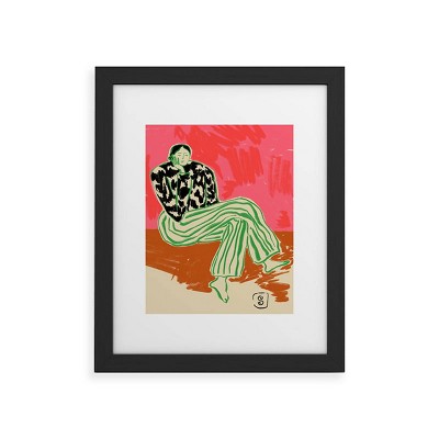 Deny Designs Sandrapoliakov Calm Woman Portrait Art Print