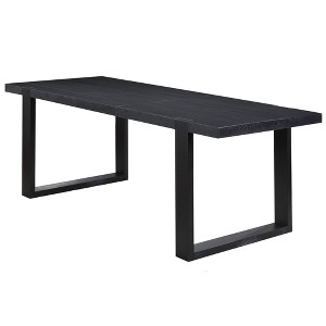 Yves Counter Height Dining Table Charcoal - Steve Silver Co.: Extendable, Seats 8, Mango Wood - 1 of 4