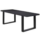 Yves Counter Height Dining Table Charcoal - Steve Silver Co.