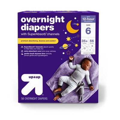 Image of Overnight Diapers Size 6 - 56ct - up & up™