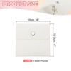 Unique Bargains Earrings Bracelets Velvet Pouches Snap Button Portable Jewelry Storage Bag 8 Pcs - 2 of 4