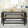 Tribeisigns 3pcs Dining Set for 4-6 People - 4 of 4