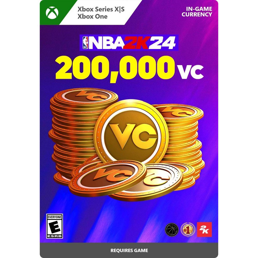 Photos - Console Accessory Microsoft NBA 2K24: 200,000 Virtual Currency - Xbox Series X|S/Xbox One  (Digital)