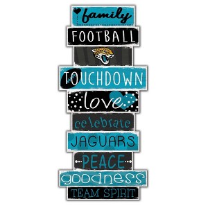 NFL Jacksonville Jaguars 24" Celebrations Stack Sign - 1 of 3