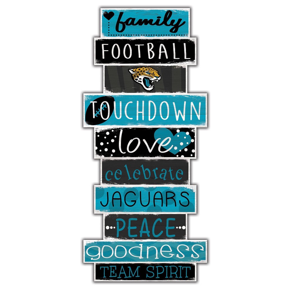 Photos - Wallpaper NFL Jacksonville Jaguars 24" Celebrations Stack Sign