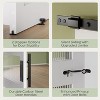Bestier  Glass Barn Door with 8ft Sliding Barn Door Hardware Kit & Handles - 2 of 4