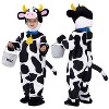 Joyfy Toddler's Halloween Costume Cow Pajamas Costume for Halloween Dress Up Party - 2 of 4