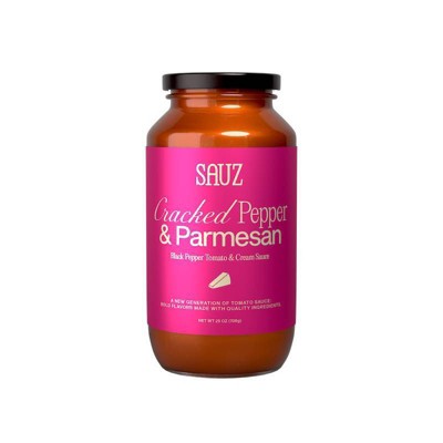 Sauz Cracked Pepper and Parmesan Tomato Sauce - 25oz
