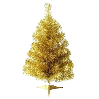 Celebrations Gold Christmas Tree Indoor Christmas Decor 2 Ft : Target