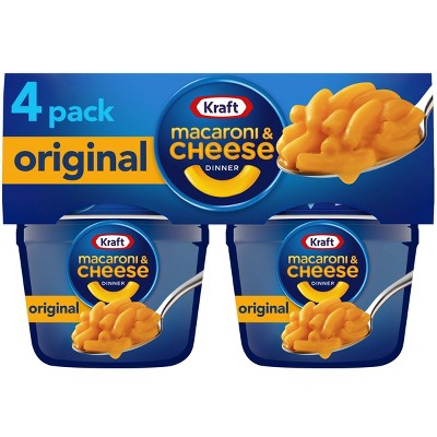 Kraft Original Flavor Macaroni & Cheese Dinner - 2.05oz/4ct