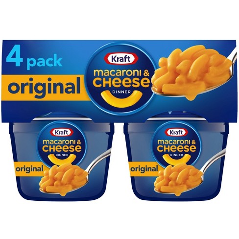 Kraft Original Flavor Macaroni & Cheese Dinner - 2.05oz 4pk : Target
