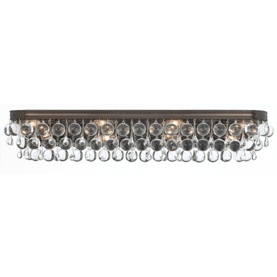 Crystorama Lighting Calypso 8 - Light Vanity in  Vibrant Bronze