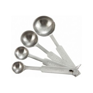 Winco Measuring Spoon Set, 4-piece, Deluxe, Stainless Steel - 1 of 1