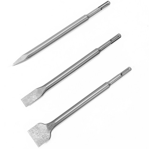 Xtremepowerus 3 Pieces Jack Hammer Bit Set Sds Point Scrape Chisel