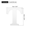 Unique Bargains 3D Acrylic Self-Adhesive Mirror Alphabet Sticker Wall Decals 2 Pcs - 2 of 3