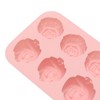 Unique Bargains Candy Mould 8-Cavity Rose Bouquet Candy Mould Hand Wash 8.54"x4.92"x1.06" 1 Pc - 4 of 4