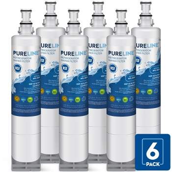 PureLine EDR5RXD1 and 4396508 Replacement for Whirlpool EveryDrop Filter 5, Kenmore 46-9010 Refrigerator Water Filter (6 Pack)