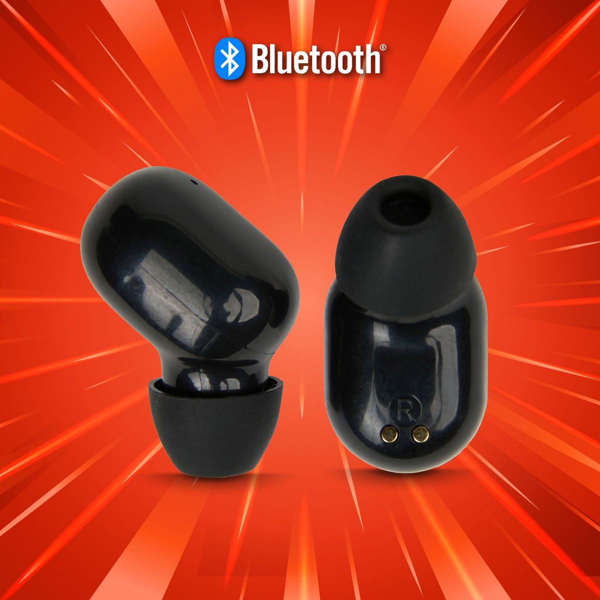 Sonic the Hedgehog Wireless Earbuds 15 Hour Playtime with Noise Cancelling and Flip Case - Shadow - thumbnail 6