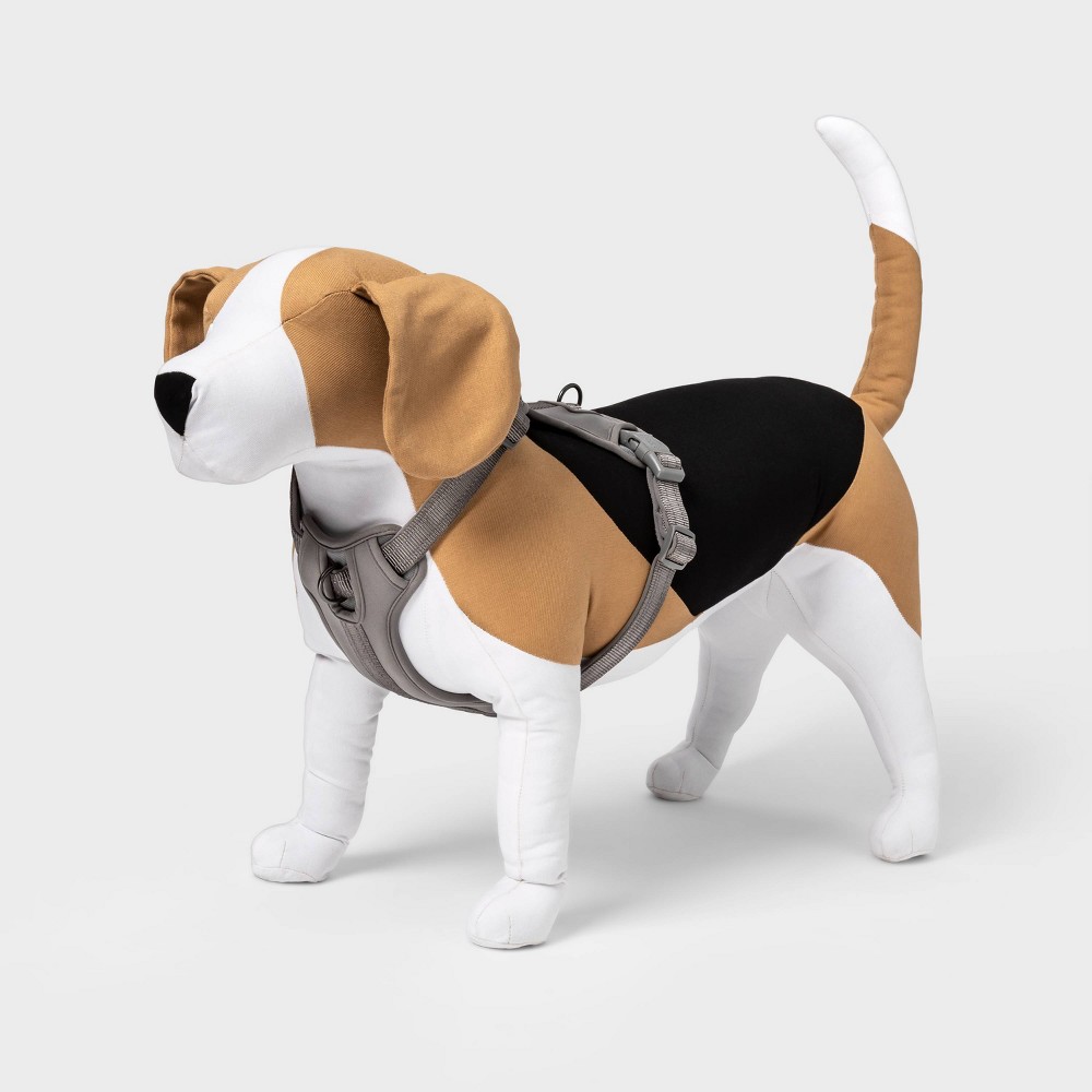 Photos - Collar / Harnesses Reflective Comfort Dog Harness - XL - Gray - Boots & Barkley™