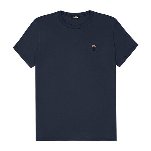Dalix Espresso Martini Embroidered Lightweight Relaxed Jersey Tee Summer Cute Food Womens - 1 of 4