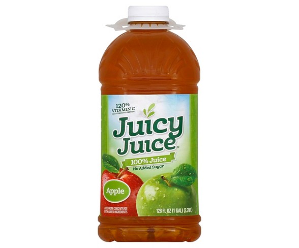 Juicy Juice Apple Juice - 128 fl oz Bottle