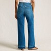 Lands' End Women's Recover High Rise Wide Leg Blue Jeans - 2 of 4