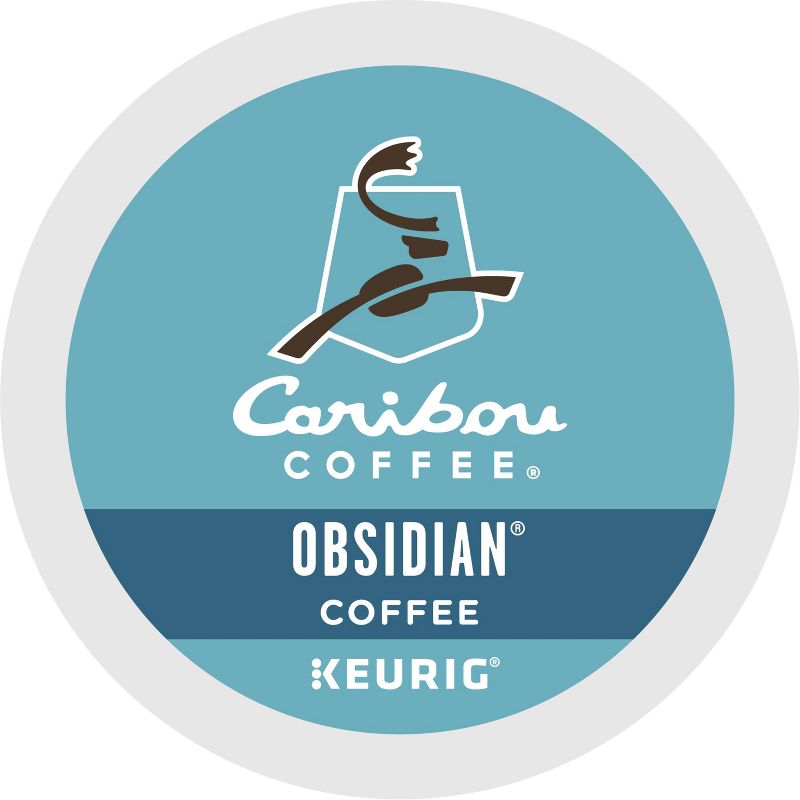 Caribou Coffee Obsidian Dark Keurig K-Cup Coffee Pods - Dark Roast - 24ct, 3 of 11