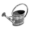 Gardener Select Metal Oval Watering Can, Antique Black, 0.92 Gallon - 2 of 4