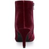 Allegra K Women's Pointy Toe Stiletto Heels Ankle Boots - 3 of 3