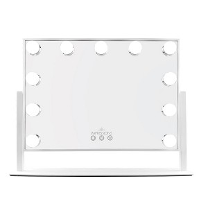 Impressions Vanity Hollywood Tri-Tone Artiste XL Makeup Mirror - 1 of 4