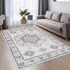 Homhougo Modern Geometric 5x7 Area Rug, Beige - 2 of 4
