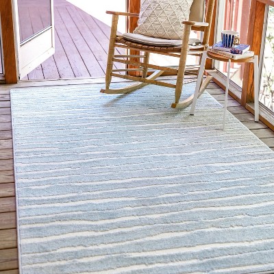 Sabrina Soto Outdoor Ola Striped Woven Area Rug