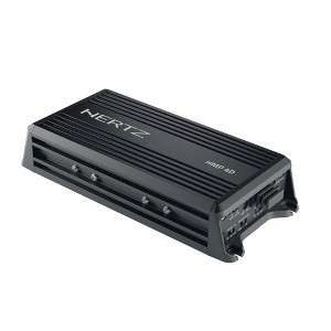 Hertz HMP-4D Marine & Powersports D-Class 4 Channel Amplifier 65 WRMS x 4 at 2-Ohm (IP64 rated) - 1 of 3