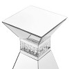 Elegant Lighting 12 inch Crystal End Table in Clear Mirror Finish - 4 of 4